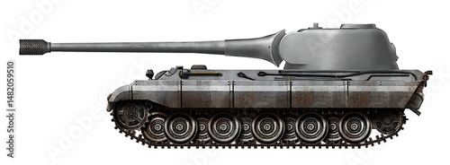 Puma II Ausf.B (Alternative super-heavy tank Puma II with aft turret location)