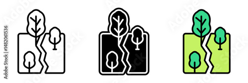 Habitat Fragmentation is the breaking of large ecosystems into smaller, isolated patches, threatening species survival.