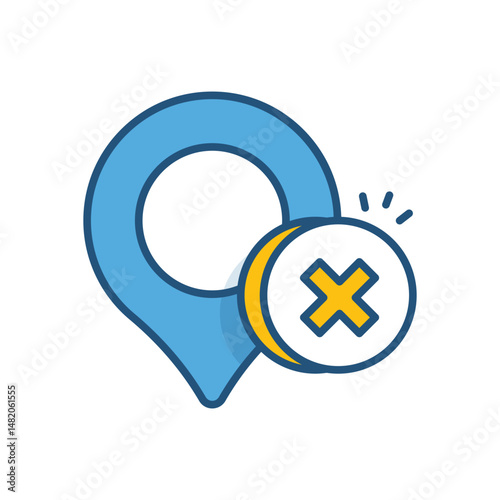 Waypoints Vector icon
