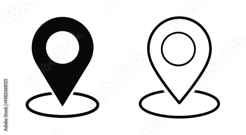 Location Pin Vector Icons