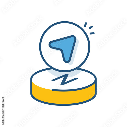 Heading Vector icon