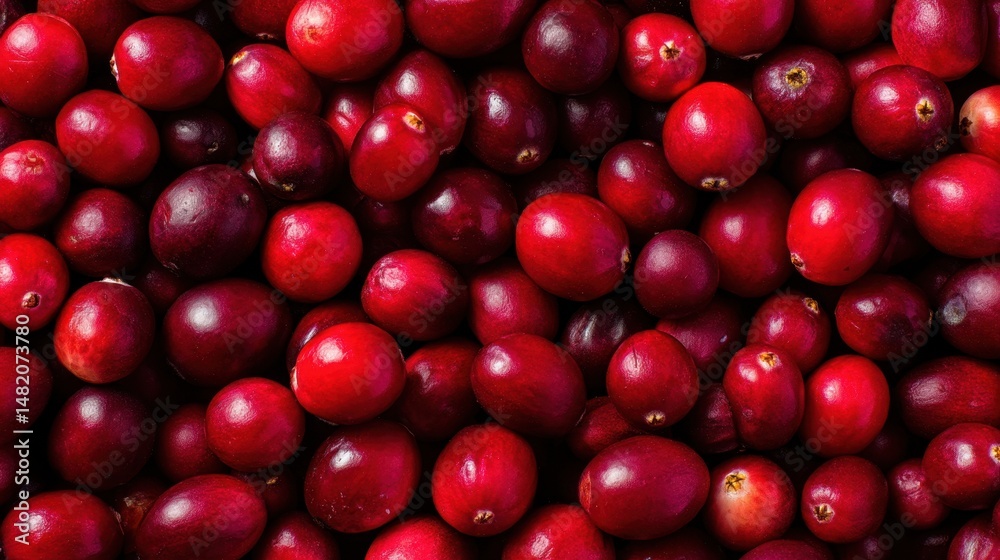 Eat A Cranberry Day. Vibrant fresh cranberries background with rich red colors Eat A Cranberry Day. Vibrant fresh cranberries background with rich red colors