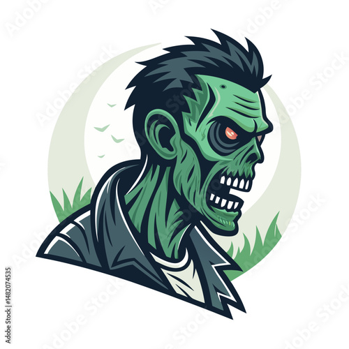 Zombie T Shirt Design 