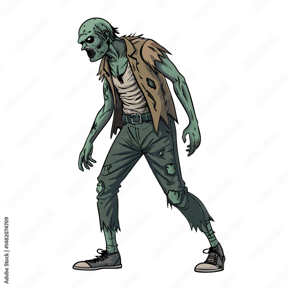 Obraz premium Zombie T Shirt Design