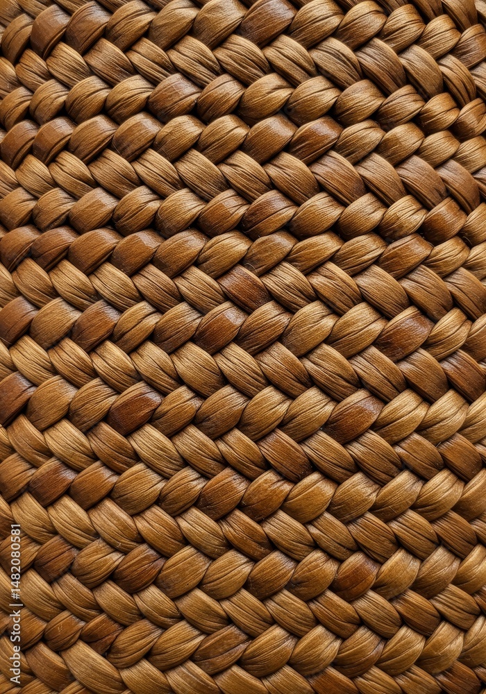 Photo Background Brown Woven Texture Close-Up Photo Background Brown Woven Texture Close-Up