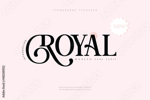 Elegant alphabet letters font logo. Typography luxury classic lettering serif italic fonts decorative wedding vintage retro logos. vector illustration