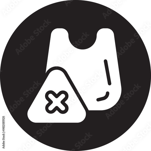 no plastic glyph icon