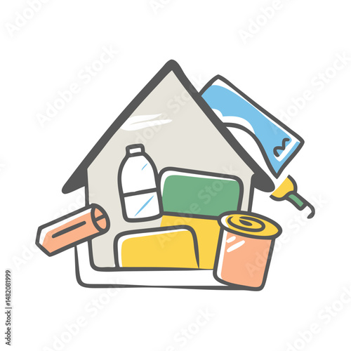  pack 68 diy home improvement icon, pack 68 diy home improvement vector illustration-simple illustration of pack 68 diy home improvement, perfect for pack 68 diy home improvement logos and icons