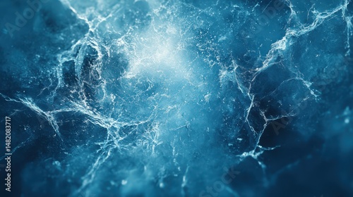 Captivating frozen ice texture with cracks