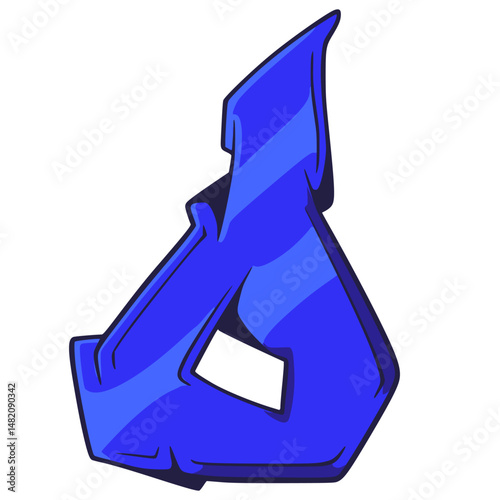 O Graffiti Font Urban Typography. Hiphop Font Illustration