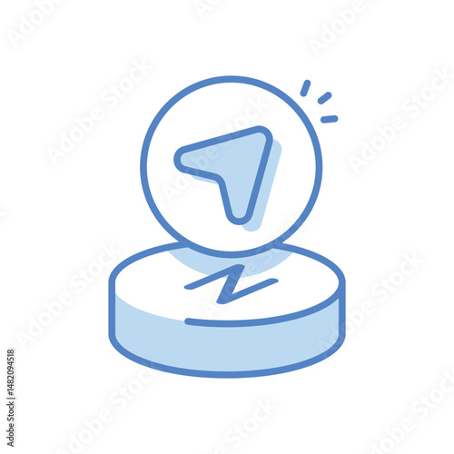 Heading Vector icon