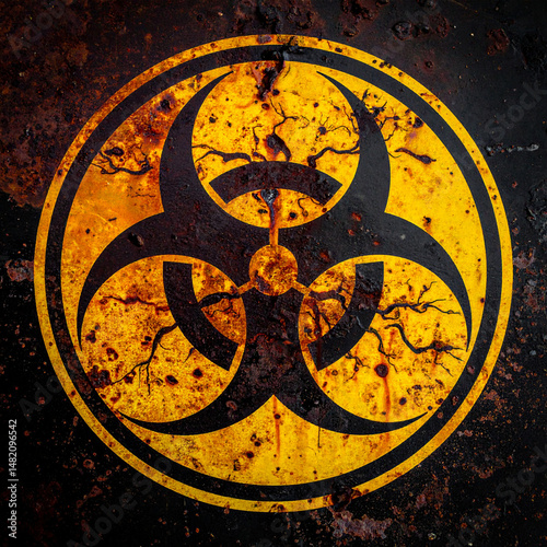 grunge biohazad  background