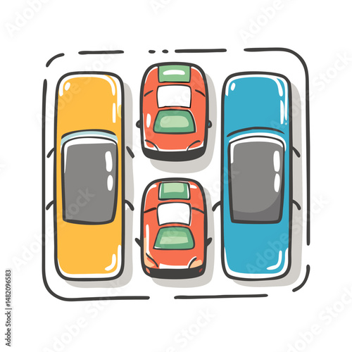 parking lot icon, parking lot vector illustration-simple illustration of parking lot, perfect for parking lot logos and icons