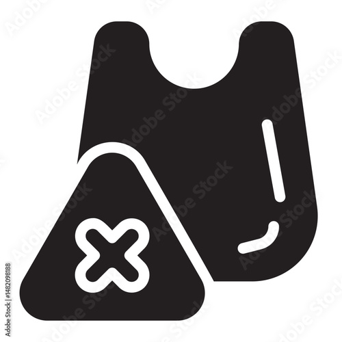 no plastic glyph icon
