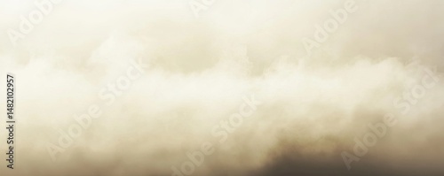 Dense, Beige-Toned Hazy Sky