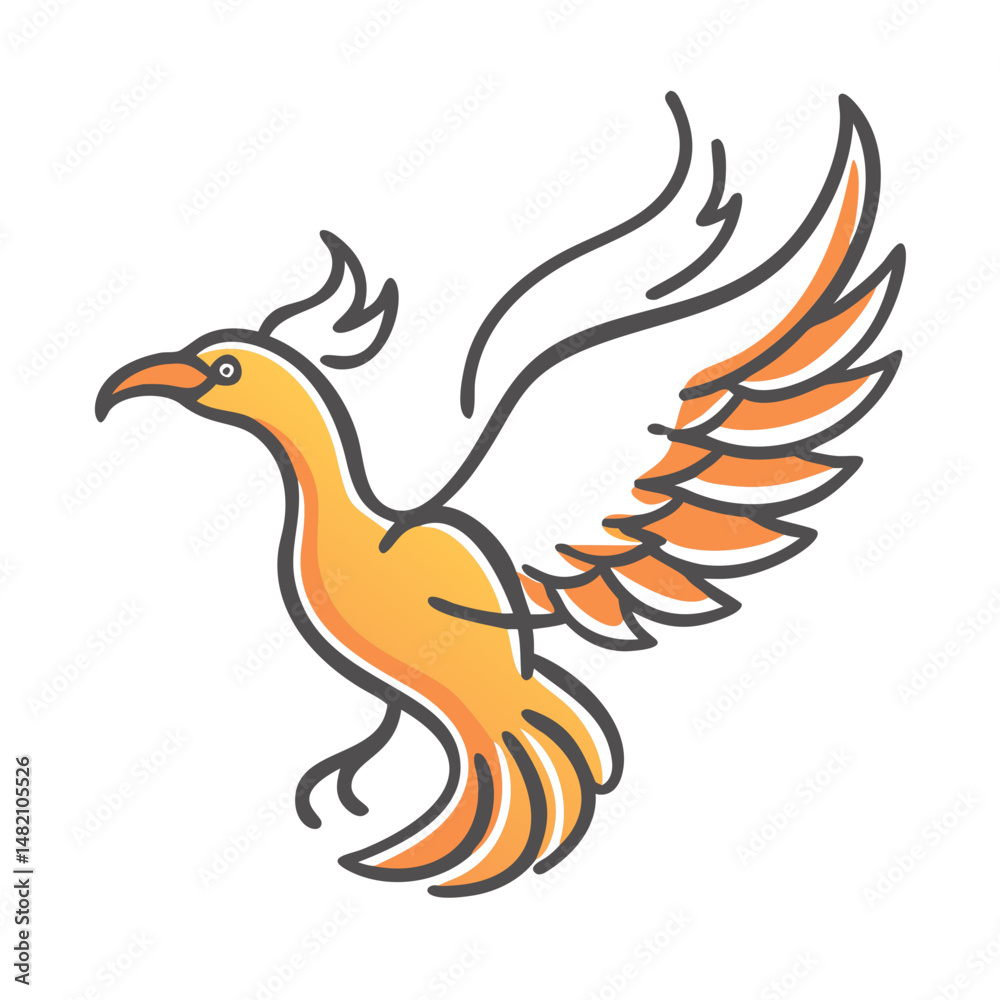 phoenix icon, phoenix vector illustration-simple illustration of phoenix, perfect for phoenix logos and icons phoenix icon, phoenix vector illustration-simple illustration of phoenix, perfect for phoenix logos and icons