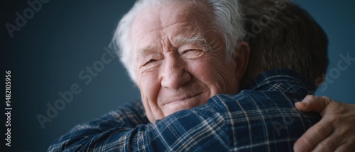 Heartfelt embrace a son reunites with his beloved father