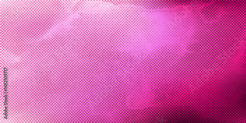 white polka dots pattern over hot pink useful as a background