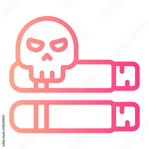 cigarette gradient icon