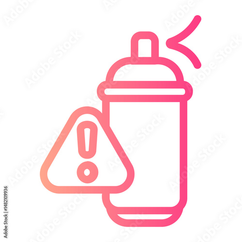 Aerosol gradient icon