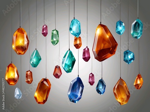 Colorful Modern Pendant Lights Display
