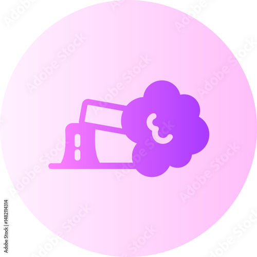 deforestation gradient icon