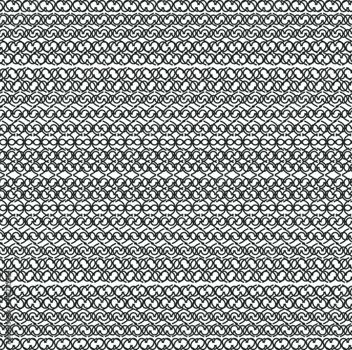 An intricate pattern with rounded lines creates a dense texture.