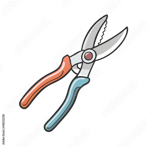 pruning shears icon, pruning shears vector illustration-simple illustration of pruning shears, perfect for pruning shears logos and icons