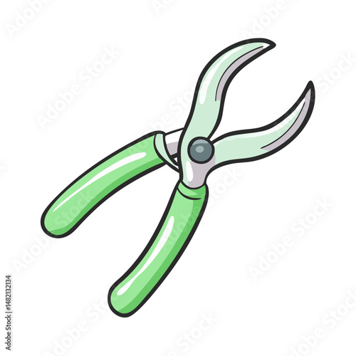 pruning shears icon, pruning shears vector illustration-simple illustration of pruning shears, perfect for pruning shears logos and icons
