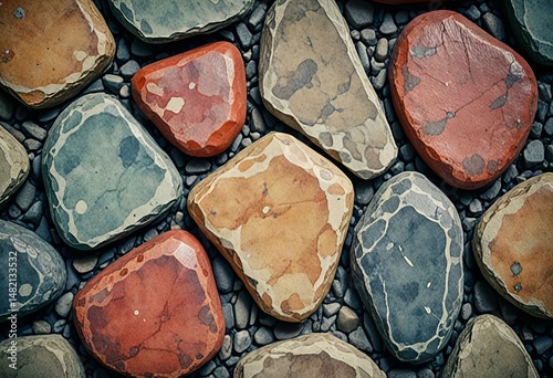 Abstract stone background with a soft watercolor effect