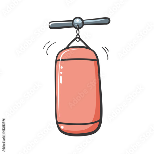 punching bag icon, punching bag vector illustration-simple illustration of punching bag, perfect for punching bag logos and icons