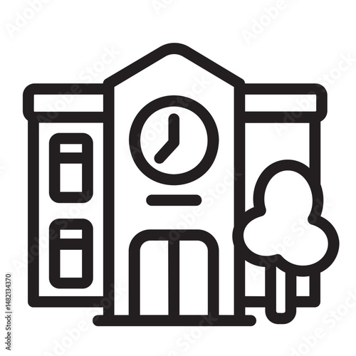 school line icon