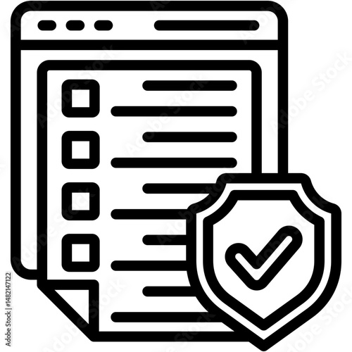 Cybersecurity Policy Icon
