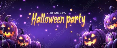 helloween party banner background