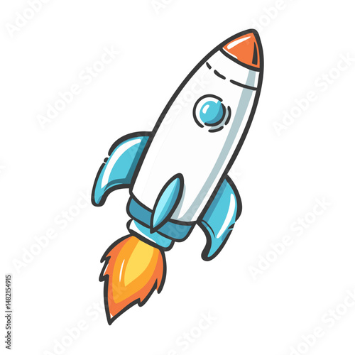 rocket booster icon, rocket booster vector illustration-simple illustration of rocket booster, perfect for rocket booster logos and icons
