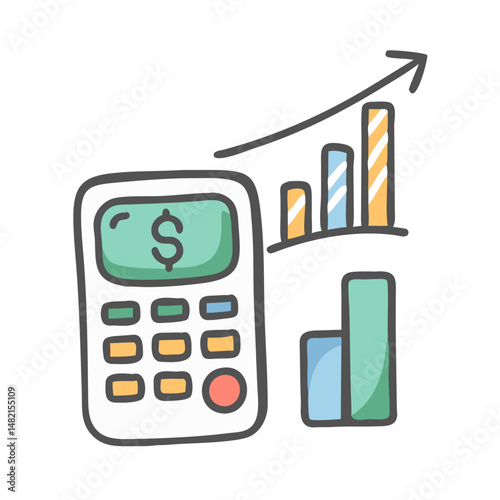 roi calculation icon, roi calculation vector illustration-simple illustration of roi calculation, perfect for roi calculation logos and icons