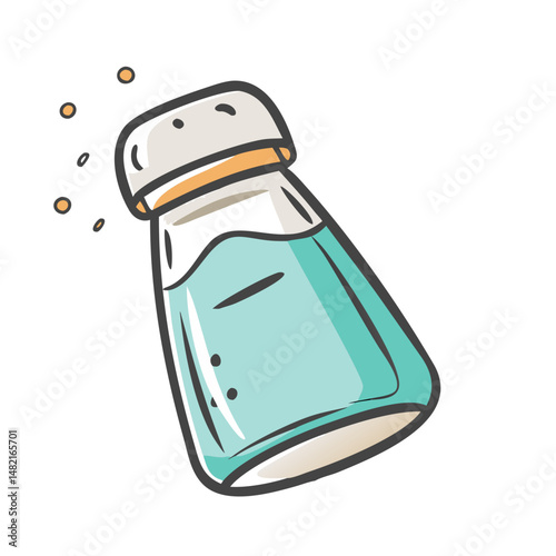 salt shaker icon, salt shaker vector illustration-simple illustration of salt shaker, perfect for salt shaker logos and icons