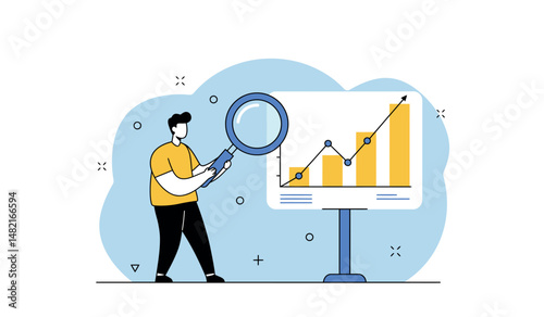 Business analysis with data visualization for growth and strategy