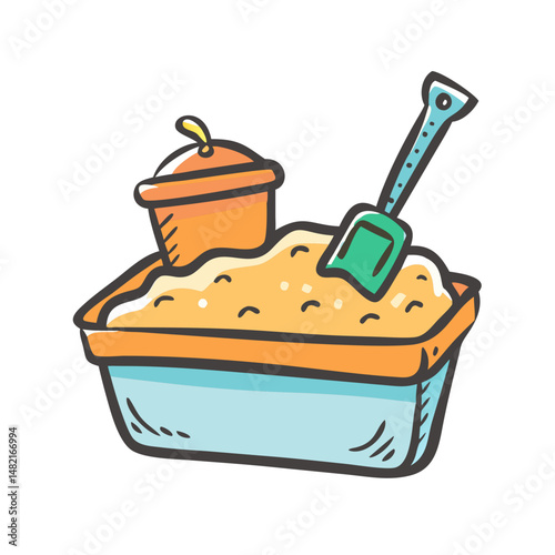 sandbox icon, sandbox vector illustration-simple illustration of sandbox, perfect for sandbox logos and icons
