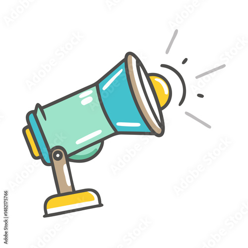 searchlight icon, searchlight vector illustration-simple illustration of searchlight, perfect for searchlight logos and icons
