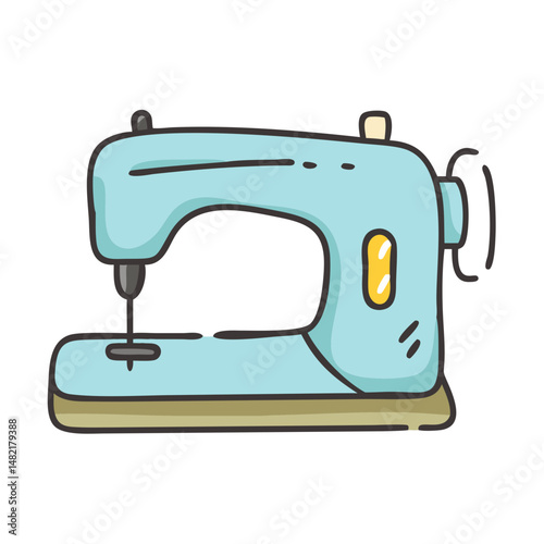 sewing machine icon, sewing machine vector illustration-simple illustration of sewing machine, perfect for sewing machine logos and icons