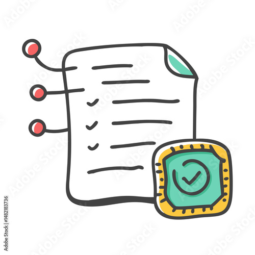 smart contract icon, smart contract vector illustration-simple illustration of smart contract, perfect for smart contract logos and icons