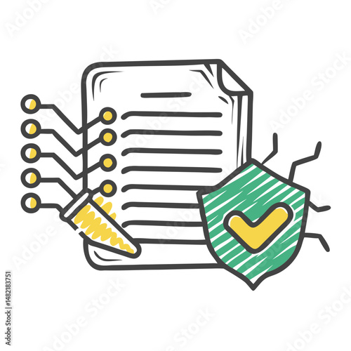 smart contract icon, smart contract vector illustration-simple illustration of smart contract, perfect for smart contract logos and icons