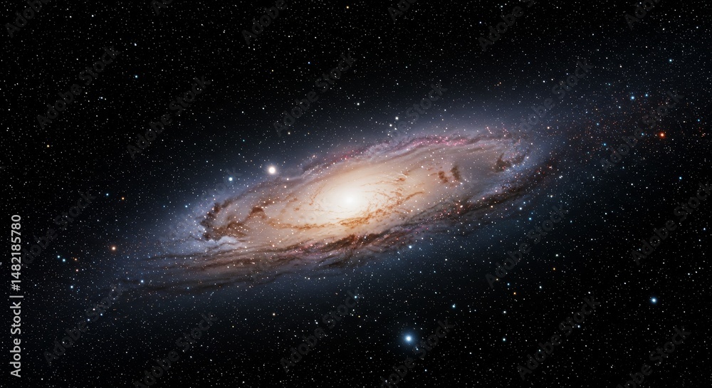 Fototapeta premium Spiral Galaxy in Deep Space Photo