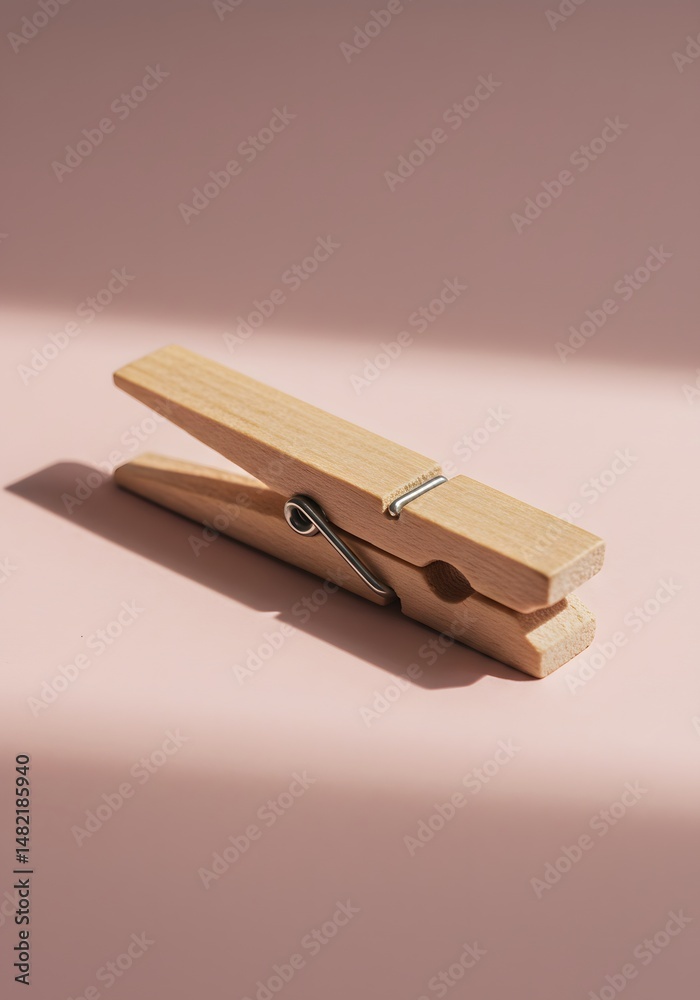 Single Wooden Clothespin Single Wooden Clothespin