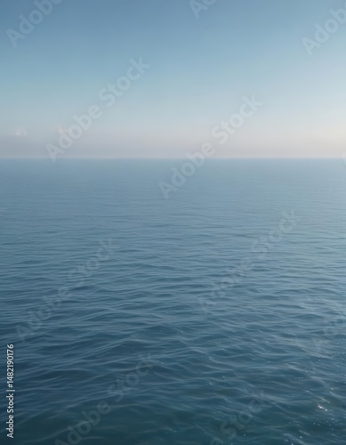 Wallpaper Mural Subtle light blue gradient, calming ocean hues, abstract texture, design, summer, ocean Torontodigital.ca