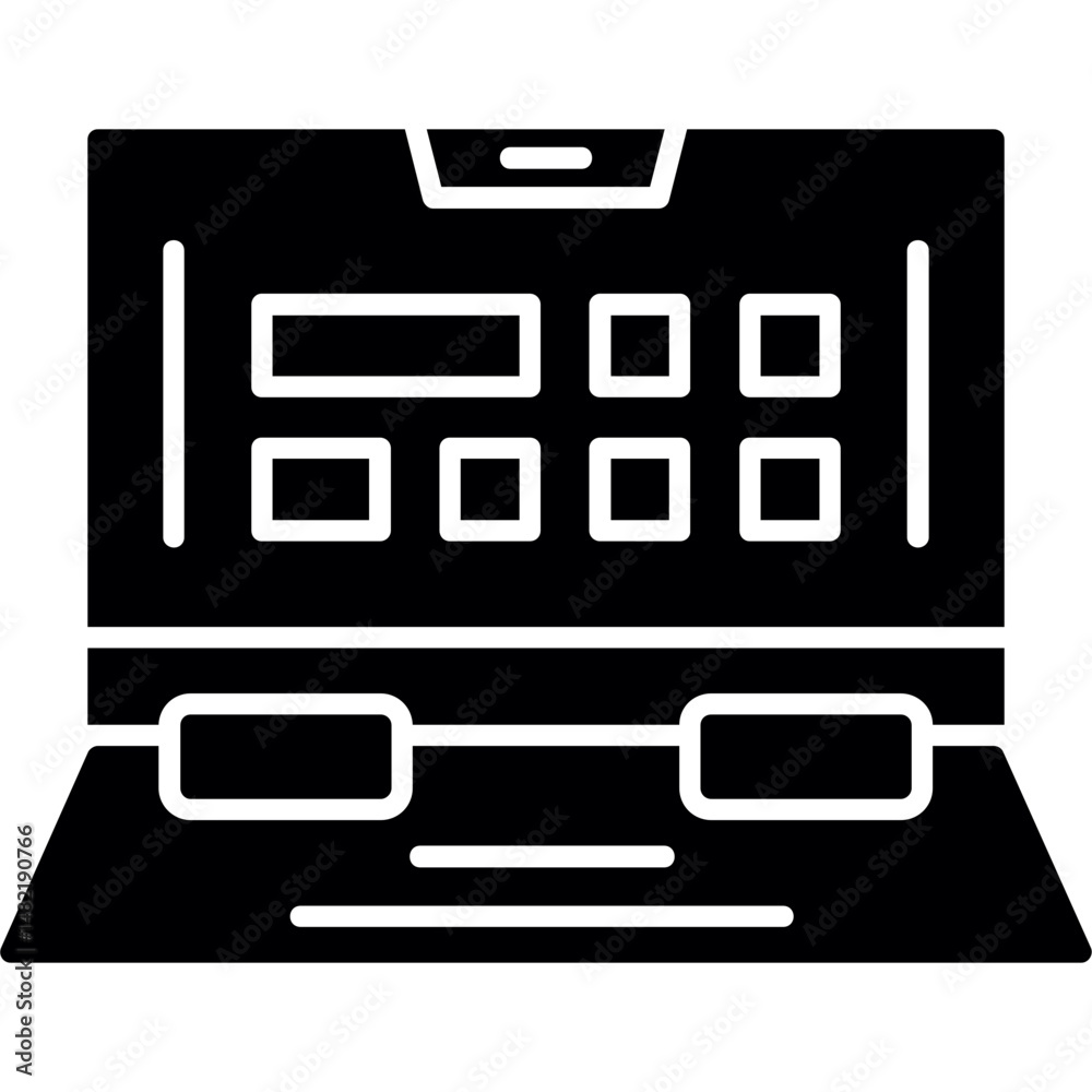 Obraz premium Grid icon