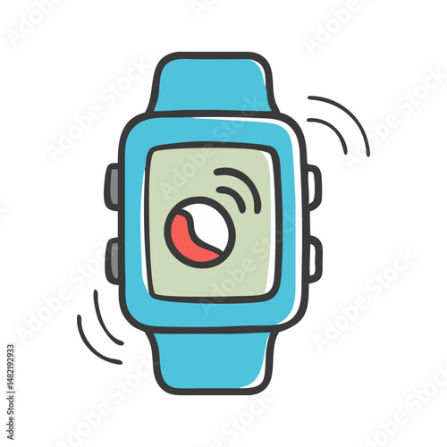 smartwatch icon, smartwatch vector illustration-simple illustration of smartwatch, perfect for smartwatch logos and icons