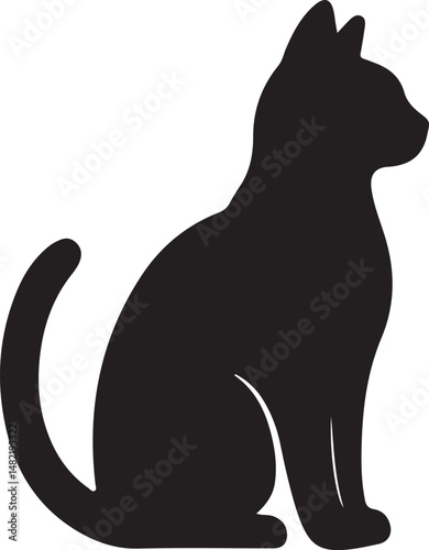 black cat silhouette