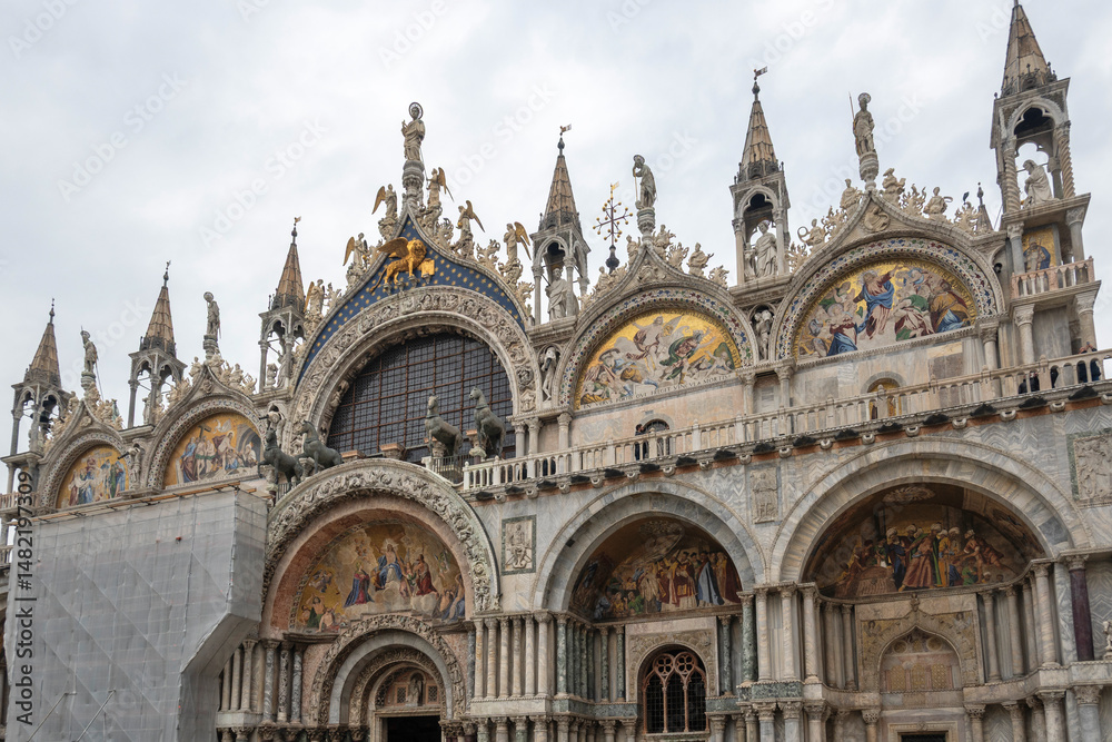 Naklejka premium The Old Town of city of Venice, Italy